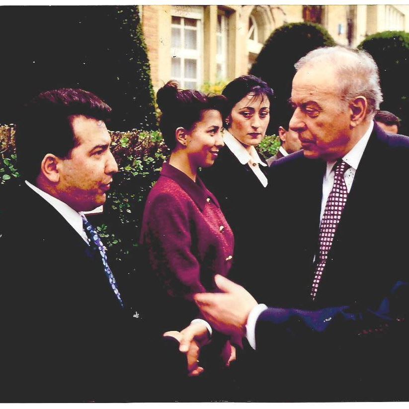 Brüksel Azerbaycan Büyükelçiliği Cumhurbaşkanı Haydar Aliyev ile